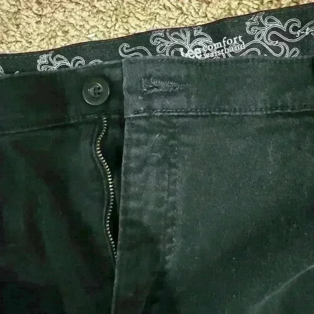 Lee comfort waistband pants, black - size 16 medium - Picture 4 of 6